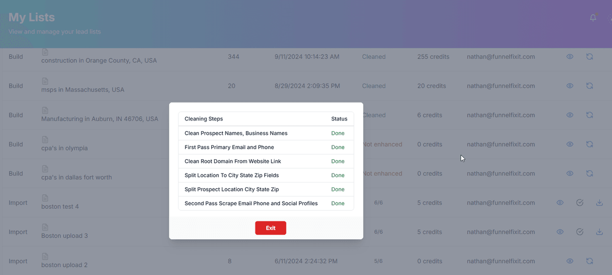 Data Enhancement Interface